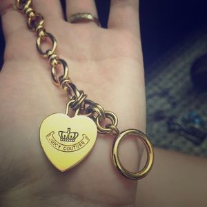 Gold Juicy Couture bracelet